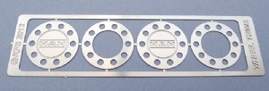 KFS 1/24 MAN 卡車用 輪圈蓋 蝕刻片 (PE